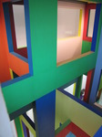 SX02838 Esher-esque view of colourfull painted windows in Dick Bruna house Utrecht.jpg